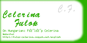 celerina fulop business card